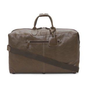Bric's Life Pelle 22" Cargo Leather Duffle Bag Made in Italy